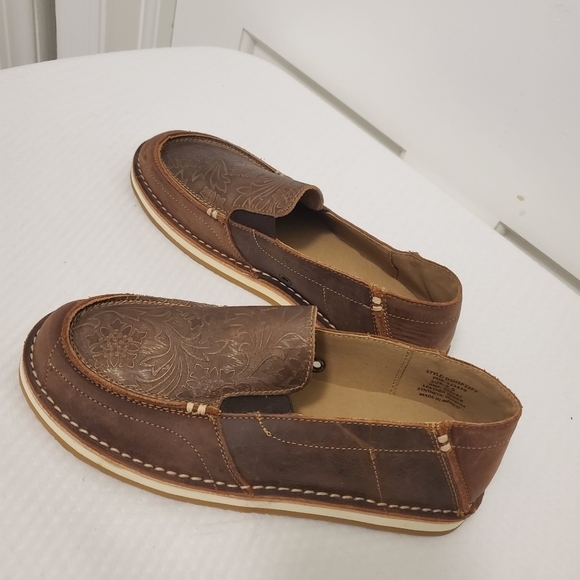 NWOB RANK•45 Amberlin Textured Print Leather Pullon Casual Shoes Size 7.5 - Picture 12 of 14